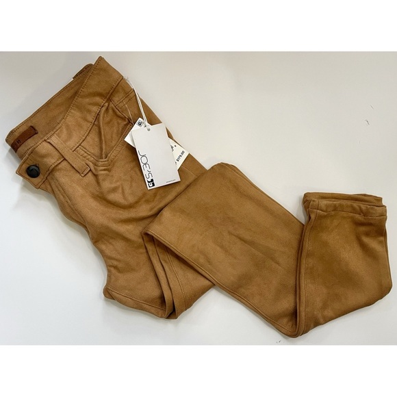 Joe's Jeans • NWT The Icon Skinny Flawless Mid Rise Suede Pant Camel - Picture 4 of 11